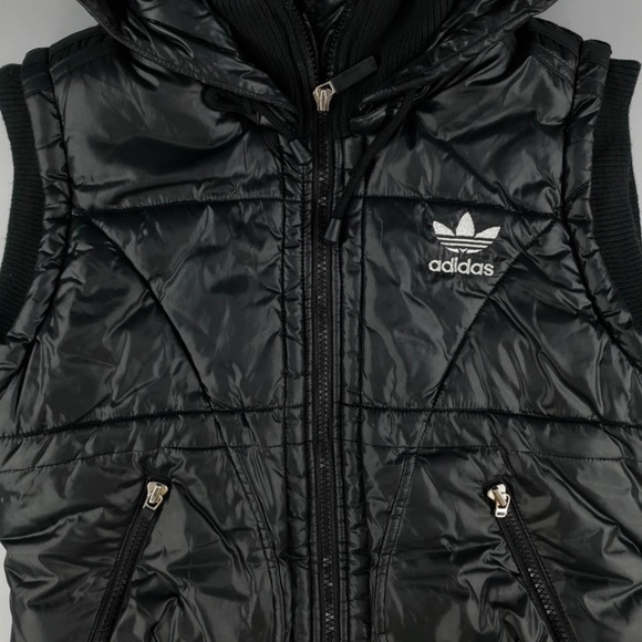 Excellent condition | Adidas Puffy Vest with Hood | Perfect for layering | 90s P - Picture 4 of 8
